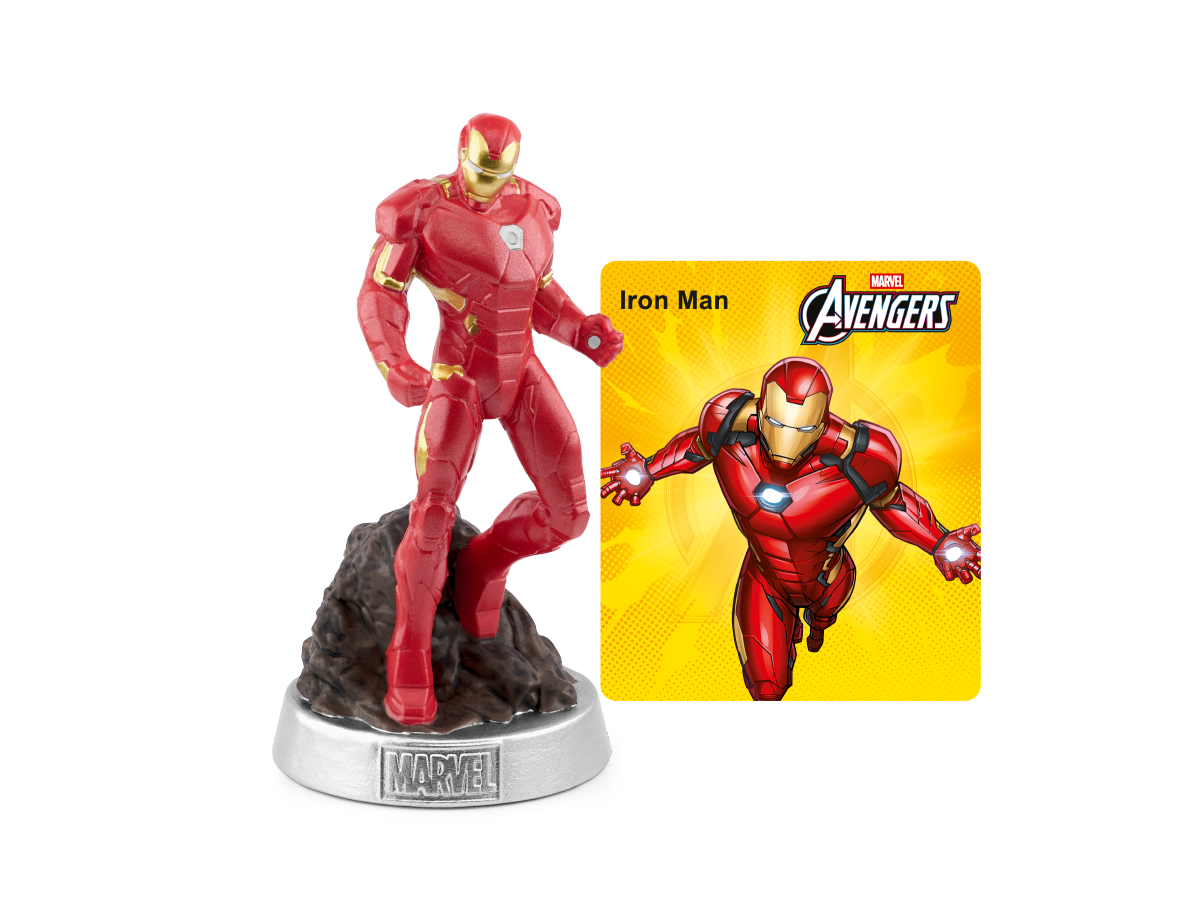Marvel Iron Man Tonie audio figurine with content illustration