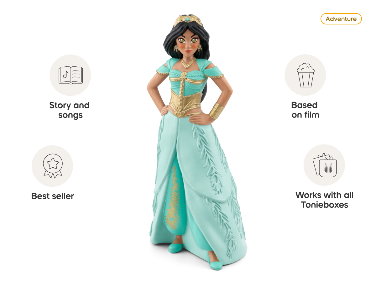 Disney Aladdin: Jasmine Tonie audio figurine, inspiring audio journeys and imaginative play