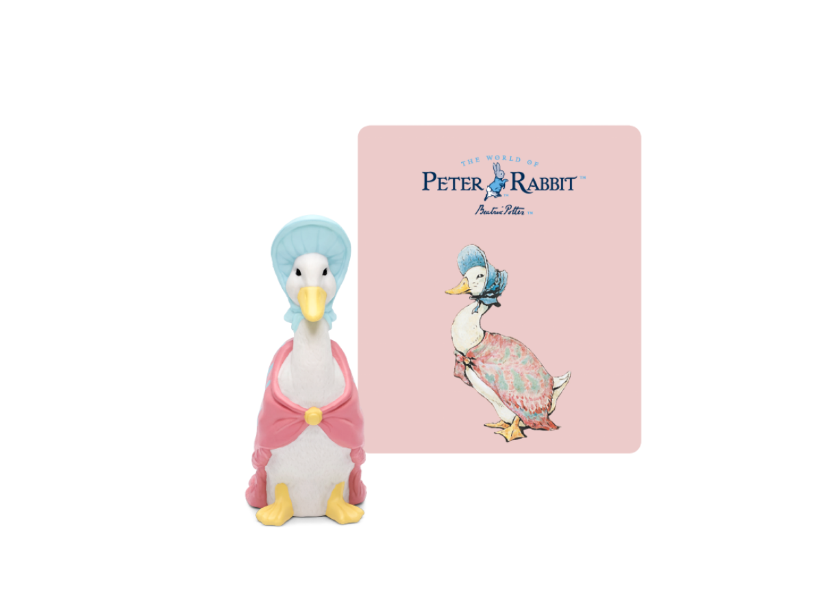 Jemima Puddleduck Tonie audio figurine with content illustration