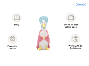 Jemima Puddleduck Tonie audio figurine from the story time category, inspiring audio journeys and imaginative play