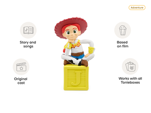 Disney & Pixar Toy Story 3 & 4: Jessie Tonie audio figurine, inspiring audio journeys and imaginative play
