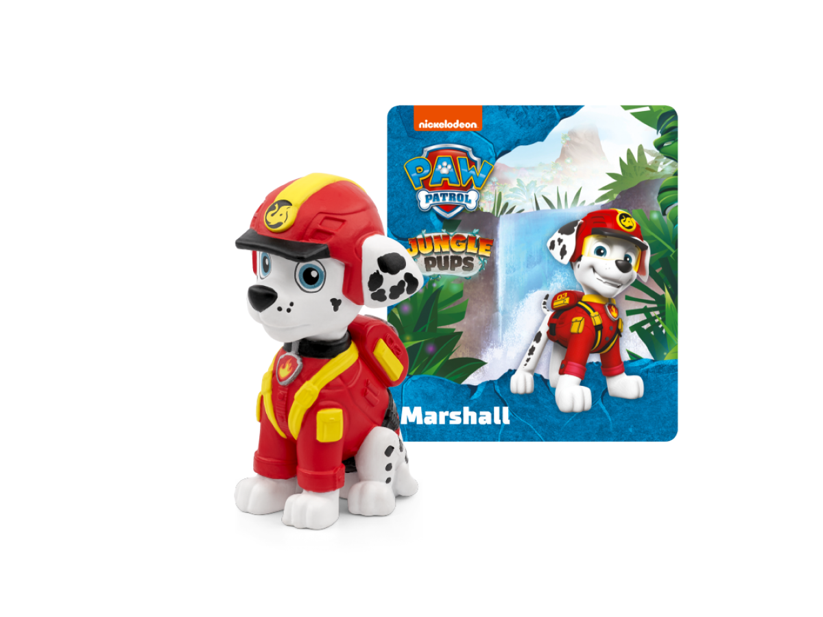 PAW Patrol Jungle Pups: Marshall Tonie audio figurine with content illustration
