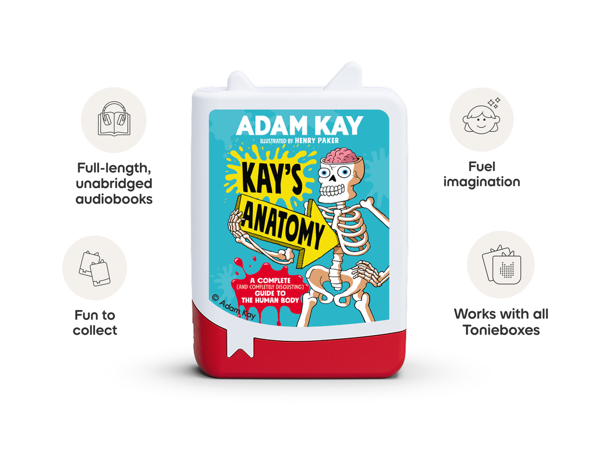 Adam Kay: Kay's Anatomy Book Tonie audio figurine inspiring audio journeys and imaginative play