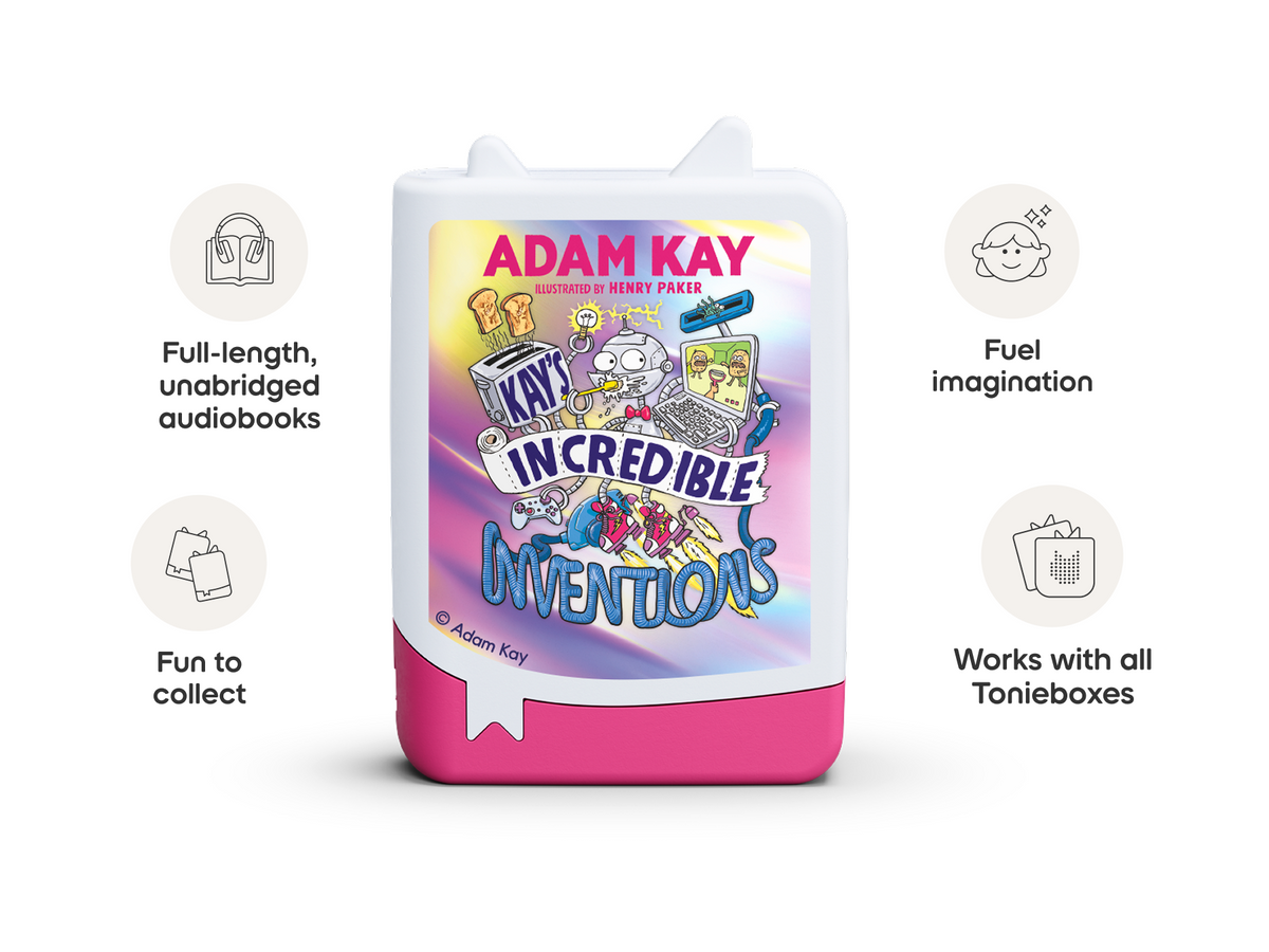 Adam Kay: Kay's Incredible Inventions Book Tonie audio figurine inspiring audio journeys and imaginative play