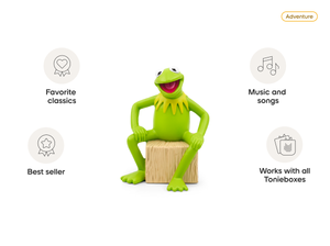 Disney the Muppets: Kermit the Frog Tonie audio figurine, inspiring audio journeys and imaginative play