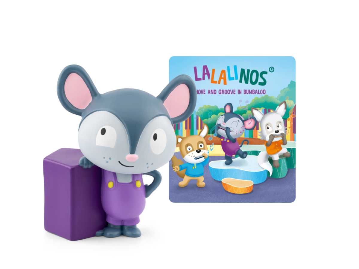 Lalalinos: Scout - Move and Groove in Bumbaloo Tonie audio figurine with content illustration