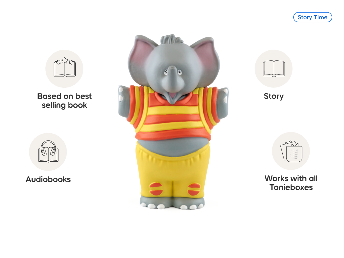 The Large Family Series Tonie audio figurine from the story time category, inspiring audio journeys and imaginative play