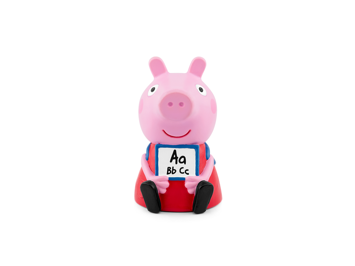 Peppa Pig: Learn with Peppa Tonie audio figurine for the Toniebox, which plays audio content