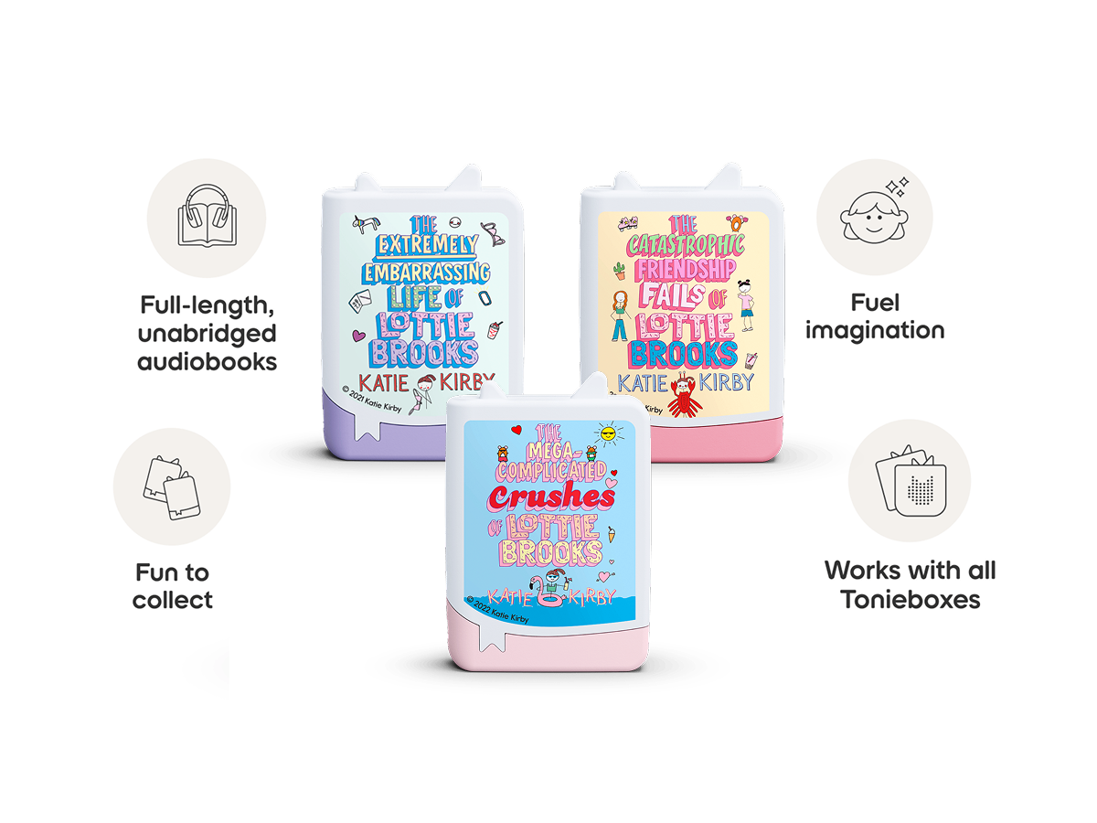 Lottle Brooks 3x Book Tonies work with all Tonieboxes and are full length unabridged audiobooks for kids