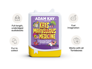Adam Kay: Marvellous Medicine Book Tonie audio figurine inspiring audio journeys and imaginative play