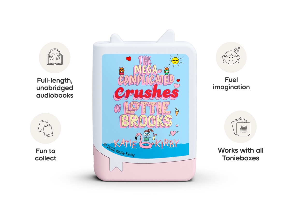 The Mega-Complicated Crushes of Lottie Brooks Book Tonie works with all Tonieboxes and are full length unabridged audiobooks for kids