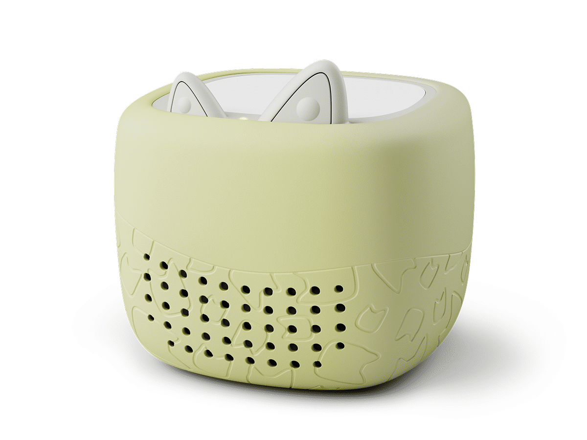 Toniebox Lite Cover melon green on a toniebox lite