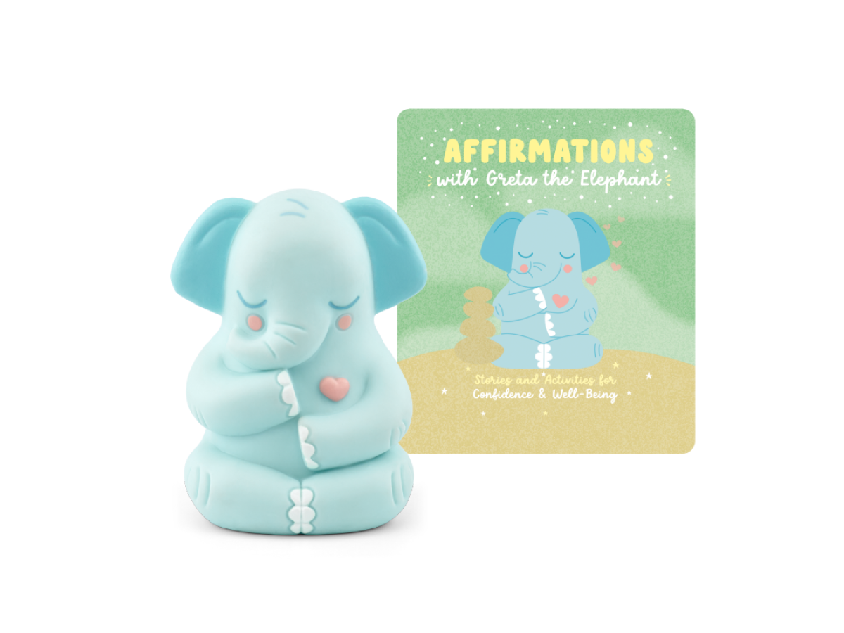Mindfulness: Affirmations with Greta the Elephant Tonie audio figurine with content illustration