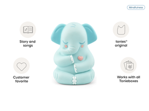 Mindfulness: Affirmations with Greta the Elephant Tonie audio figurine, inspiring audio journeys and imaginative play