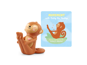 Mindfulness: Movement with Marty the Monkey Tonie audio figurine with content illustration