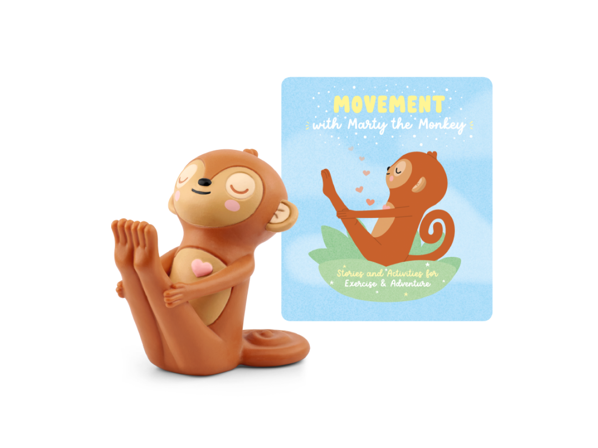 Mindfulness: Movement with Marty the Monkey Tonie audio figurine with content illustration