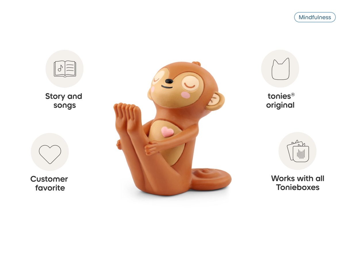 Mindfulness: Movement with Marty the Monkey Tonie audio figurine, inspiring audio journeys and imaginative play