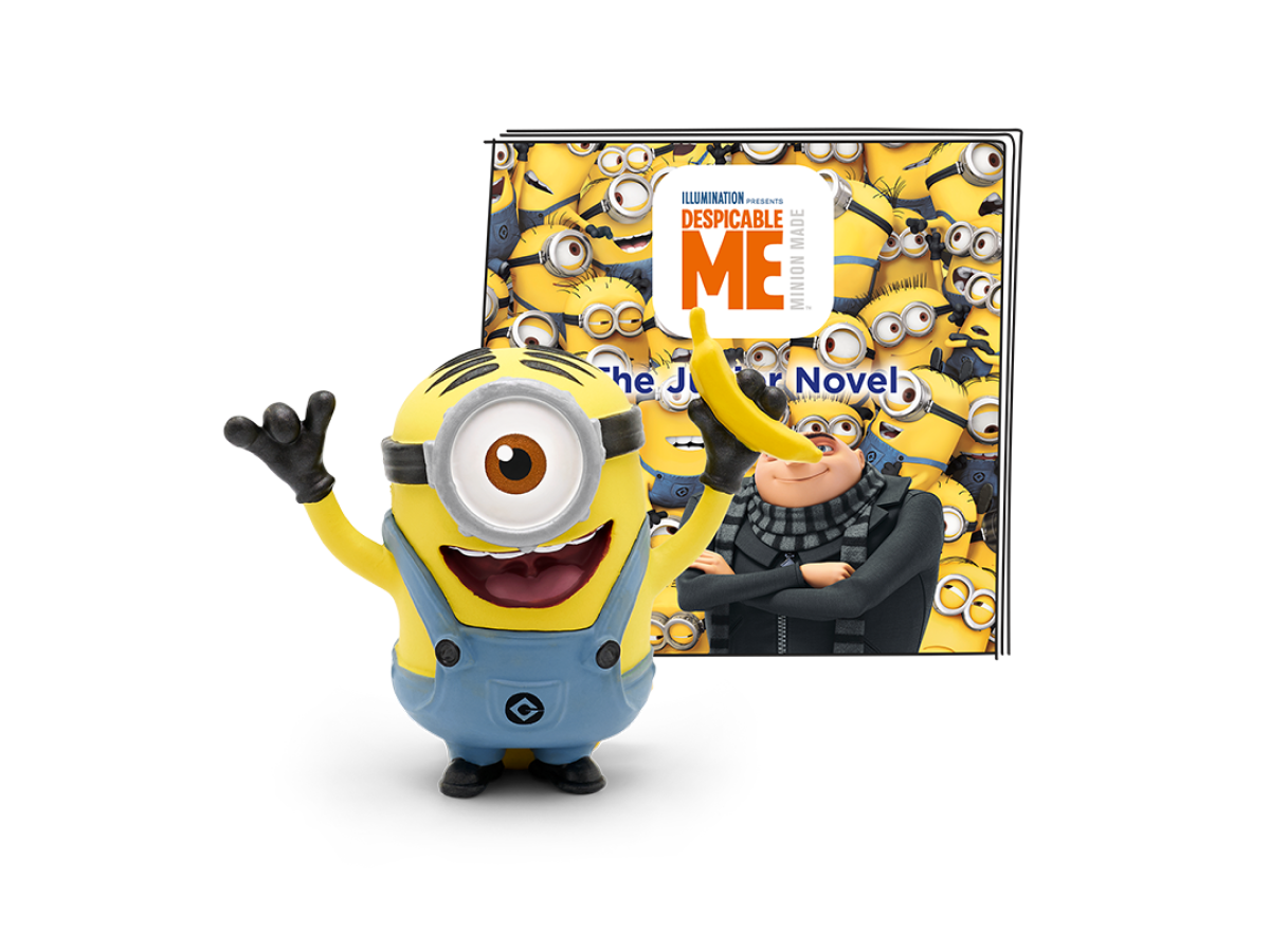 Despicable Me Minion Tonie audio figurine with content illustration