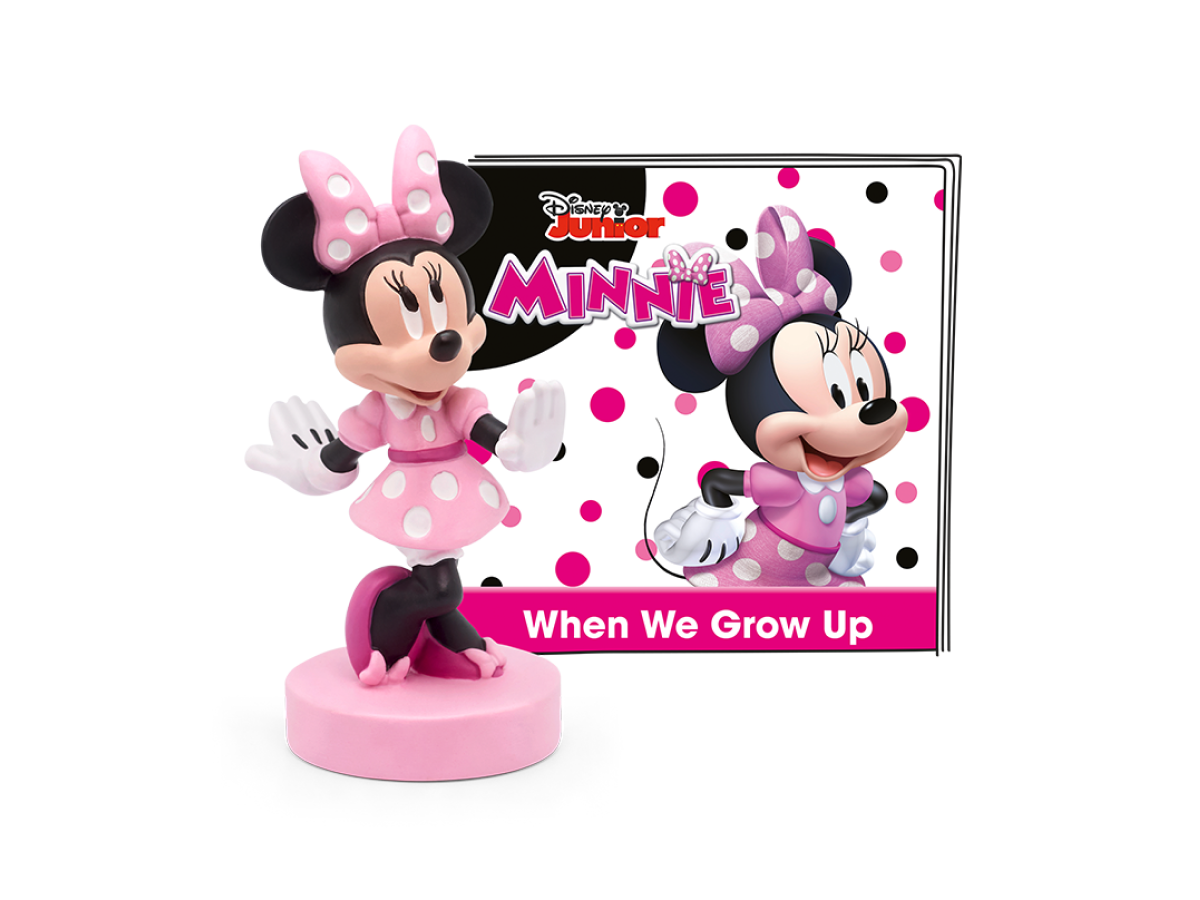 Disney Minnie Mouse Tonie audio figurine with content illustration