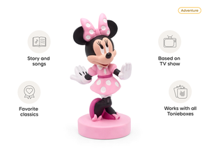 Disney Minnie Mouse Tonie audio figurine, inspiring audio journeys and imaginative play