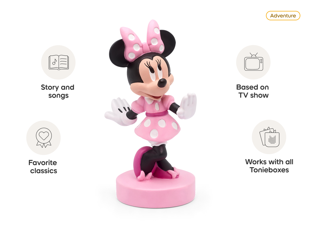 Disney Minnie Mouse Tonie audio figurine, inspiring audio journeys and imaginative play