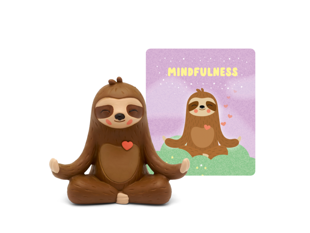 Mindfulness: Meditation with Mo the Sloth Tonie audio figurine with content illustration