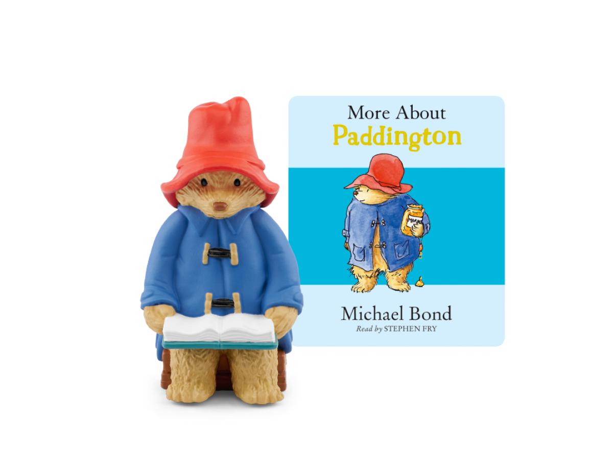 More About Paddington Tonie audio figurine with content illustration
