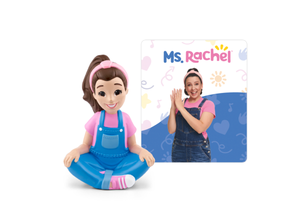 Ms. Rachel Tonie audio figurine with content illustration