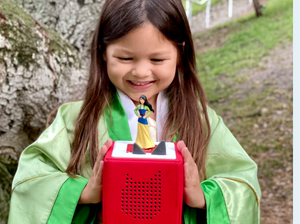 Child Playing With Disney Mulan Tonie