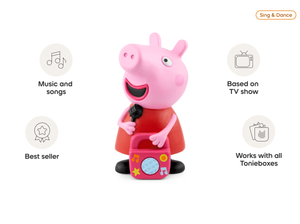 Peppa Pig My First Album Tonie audio figurine, inspiring audio journeys and imaginative play