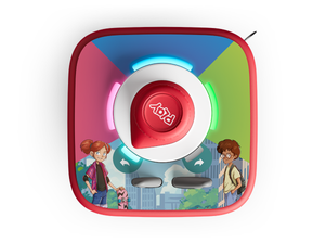 Top view of Tonieplay Mystery Mavericks: Rescue Poochie! Game and Tonieplay Controller