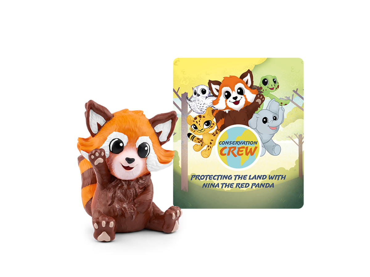 Conservation Crew: Nina the Red Panda Tonie audio figurine with content illustration