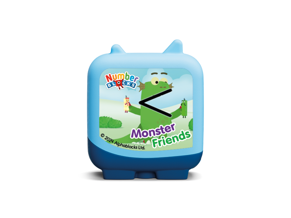 Numberblocks Monster Friends for the Toniebox, which plays audio content