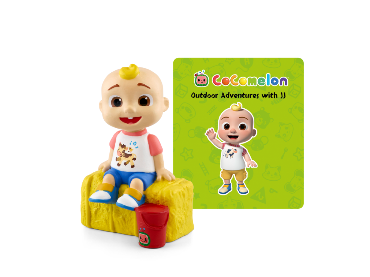 CoComelon: Outdoor Adventures with JJ Tonie with a branded content card