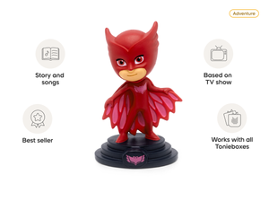 PJ Masks: Owlette Tonie audio figurine, inspiring audio journeys and imaginative play
