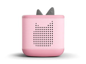 Front View Of Cloud Pink Toniebox 2 An Audio Player For Kids, Used With Tonie Audio Figurines And Tonieplay Games