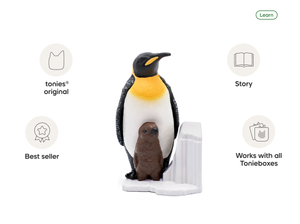 National Geographic Kids: Penguin Tonie audio figurine, inspiring audio journeys and imaginative play
