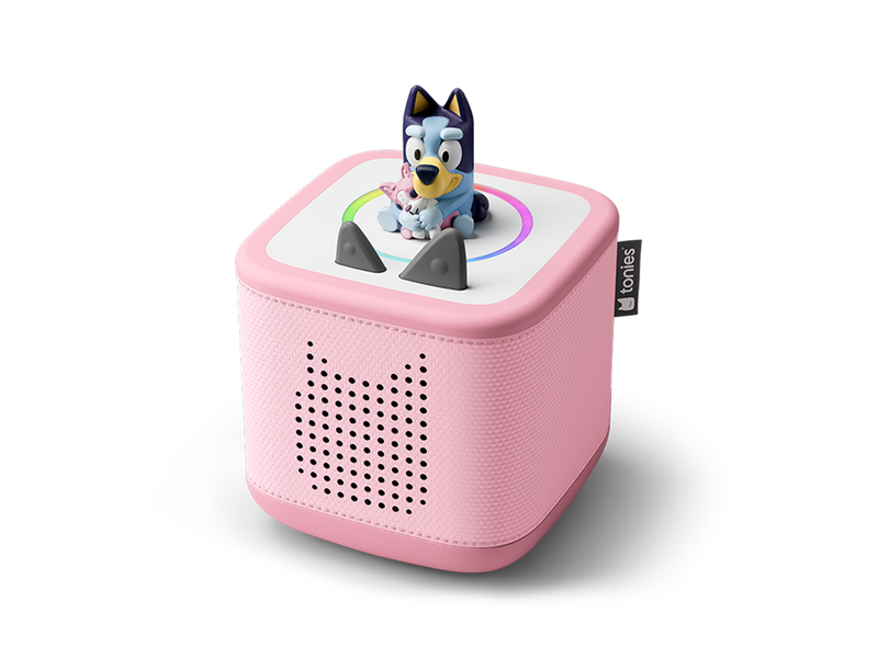 Toniebox 2, an audio player for kids with Bluey audio figurine