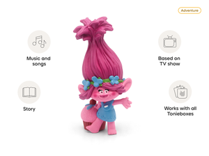 Trolls: Poppy Tonie audio figurine, inspiring audio journeys and imaginative play
