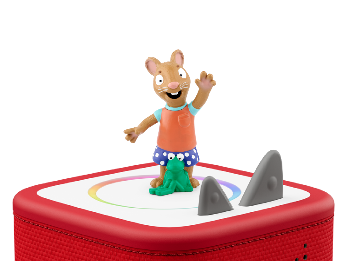 Pip and Posy: Posy Tonie on a red Toniebox 2 ready to play audio stories and songs
