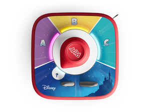 Top view of Tonieplay Disney: Quiz Kingdom Game (French) and Tonieplay Controller