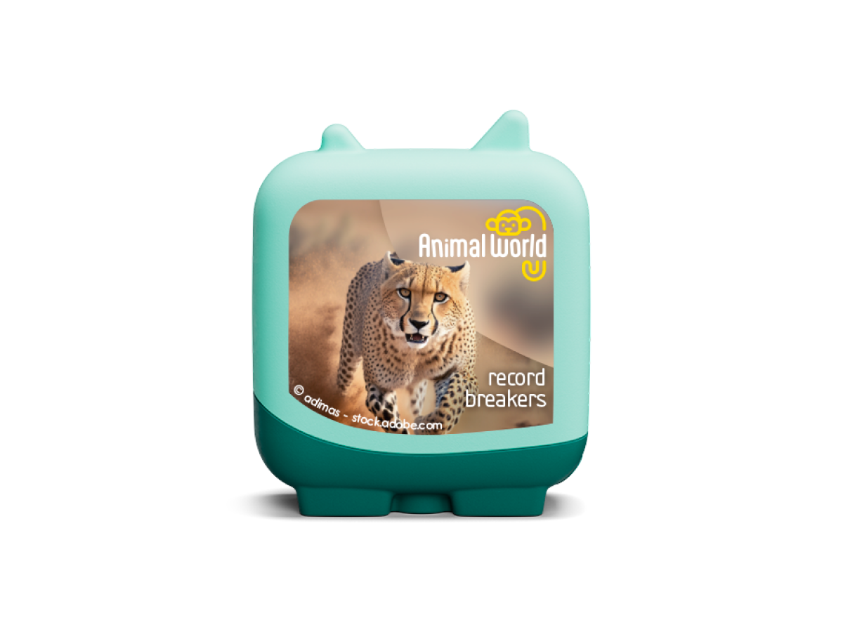 animal world record breakers clever tonies audio figurine for the Toniebox, which plays audio content