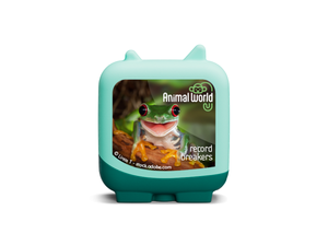 animal world record breakers clever tonies audio figurine for the Toniebox, which plays audio content