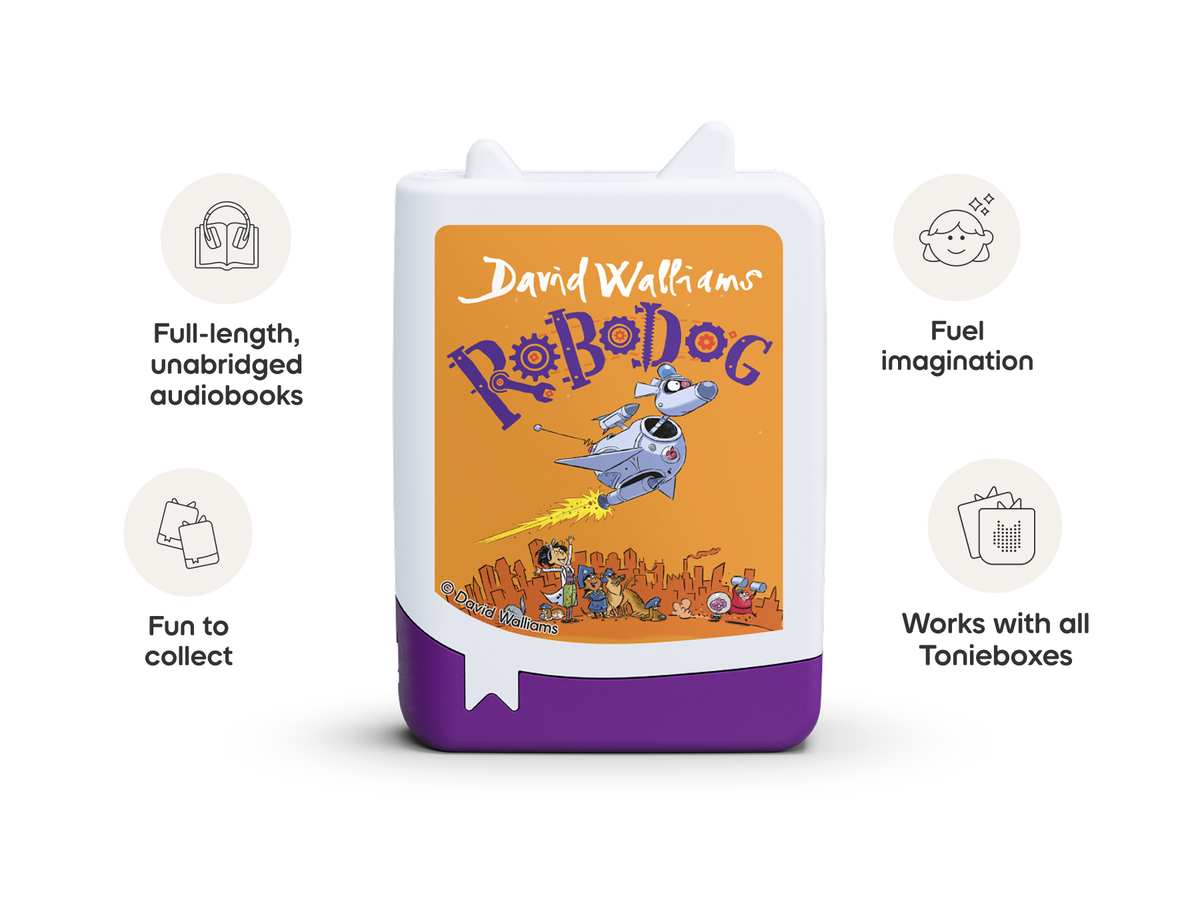 David Walliams: Robodog Book Tonie audio figurine inspiring audio journeys and imaginative play