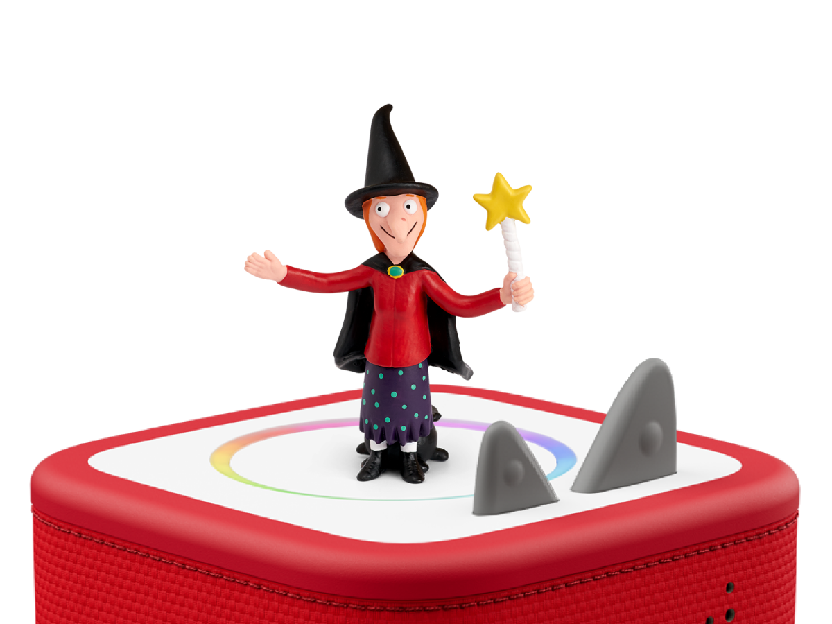 Julia Donaldson: Room on the Broom Tonie on a red Toniebox 2 ready to play audio stories and songs
