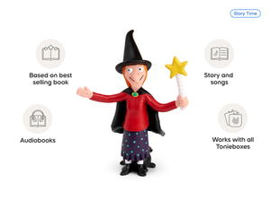 Julia Donaldson: Room on the Broom Tonie audio figurine, inspiring audio journeys and imaginative play
