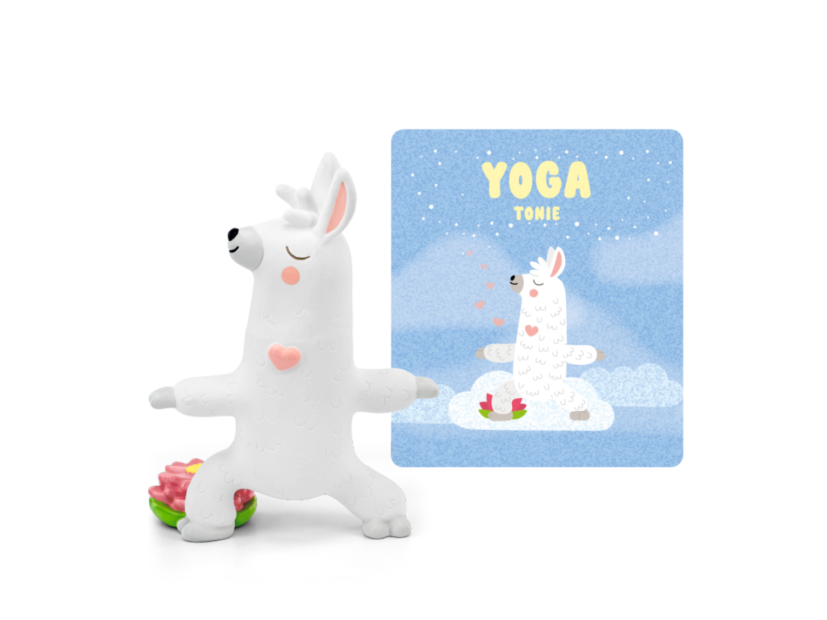 Mindfulness: Yoga with Sara the Llama Tonie audio figurine with content illustration
