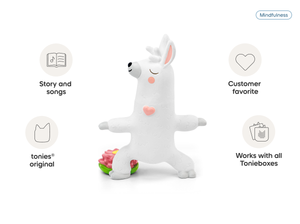 Mindfulness: Yoga with Sara the Llama Tonie audio figurine, inspiring audio journeys and imaginative play