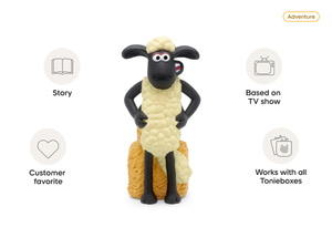 The Farmer's Llamas- Shaun the Sheep Tonie audio figurine from the adventure category, inspiring audio journeys and imaginative play