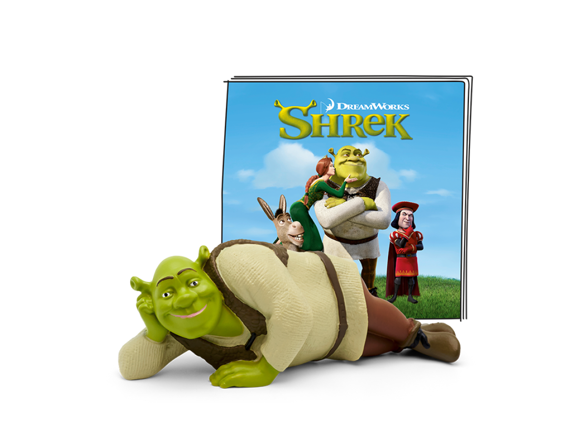 Shrek Tonie audio figurine with content illustration